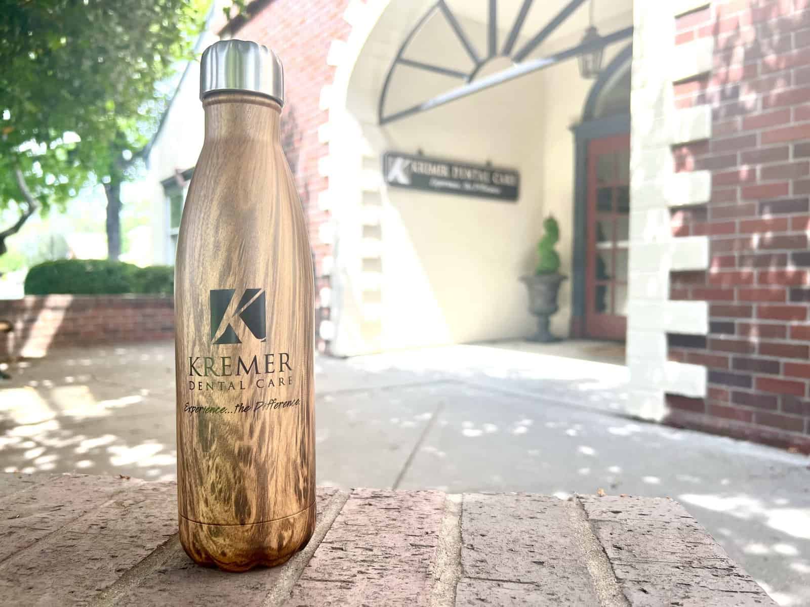 Kremer Dental Care reusable water bottles 